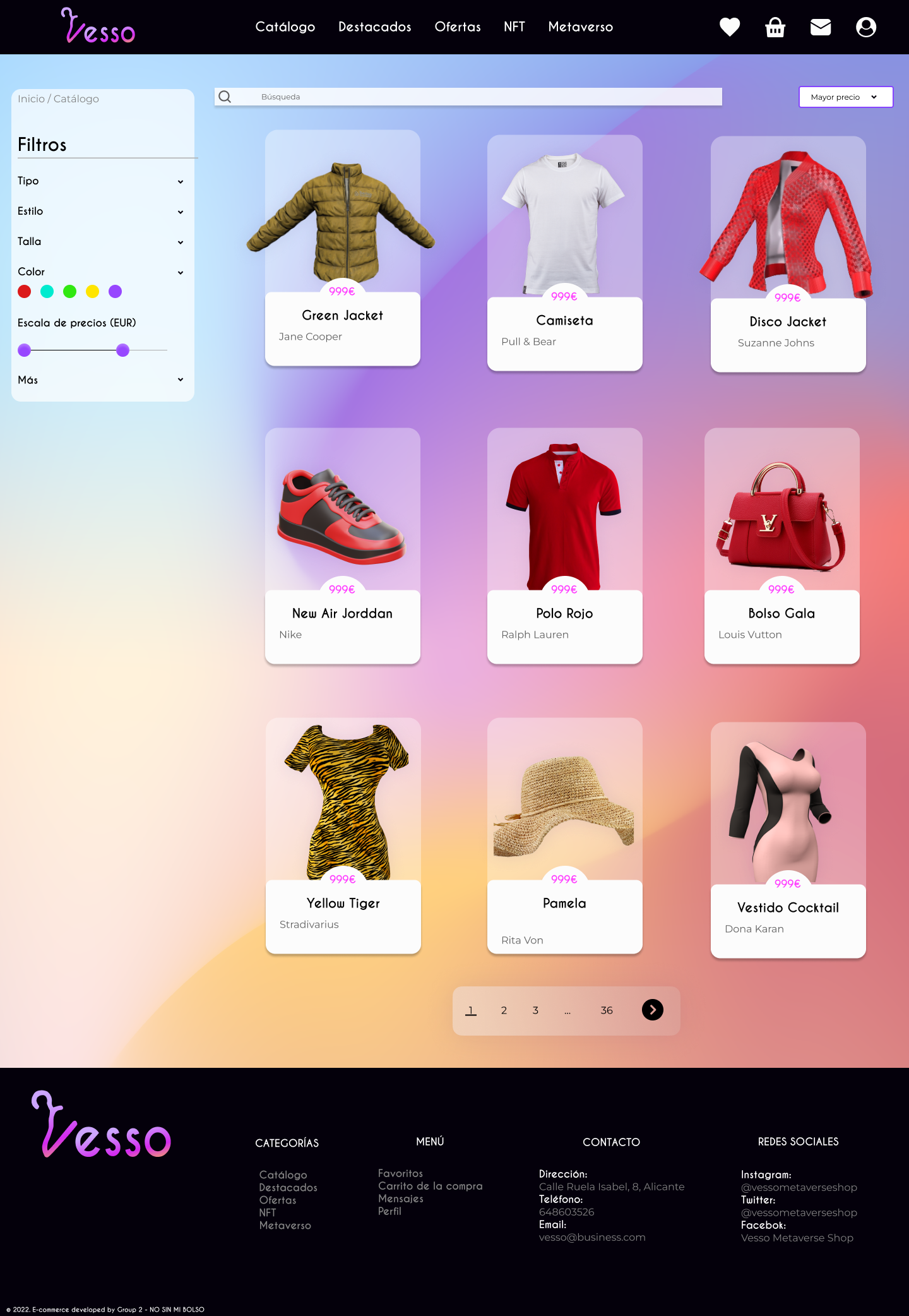 Product Catalog UI